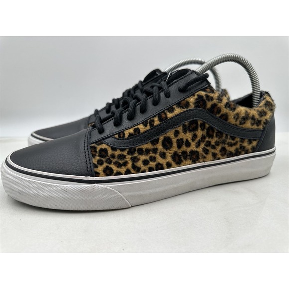 VANS Mens 11.5 OLD SKOOL 92 PRO JASON DILL AVE CHEETAH BLACK WHITE VN-00ZS5QL